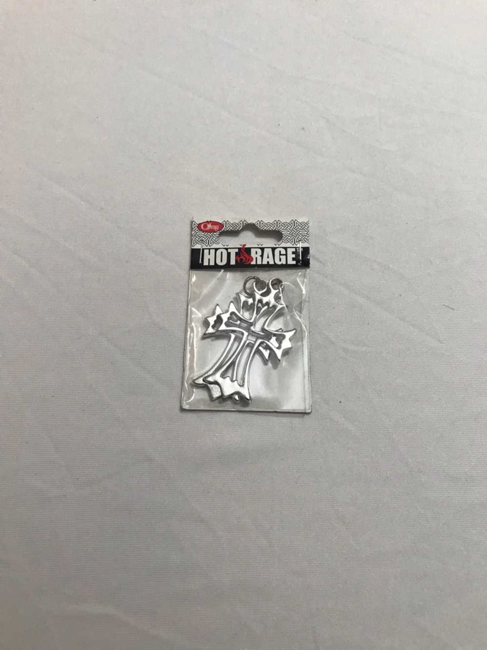Hot Rage Silver Tone Gothic Cross Pendant Charm for Jewelry Making 2 pieces